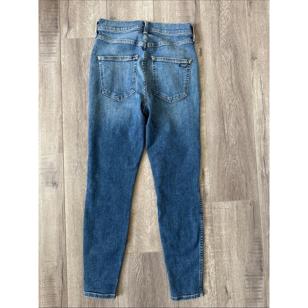 AYR The Riser High Rise Skinny Jeans Luau Wash Size 27 - Picture 7 of 8